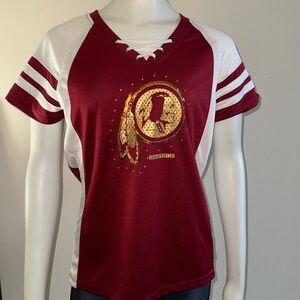 Majestic Redskins short sleeve jersey
